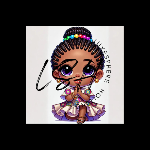 Chibi Toddler Girls by DI Creative Studio - Vibrant African-American Chibi Art Prints